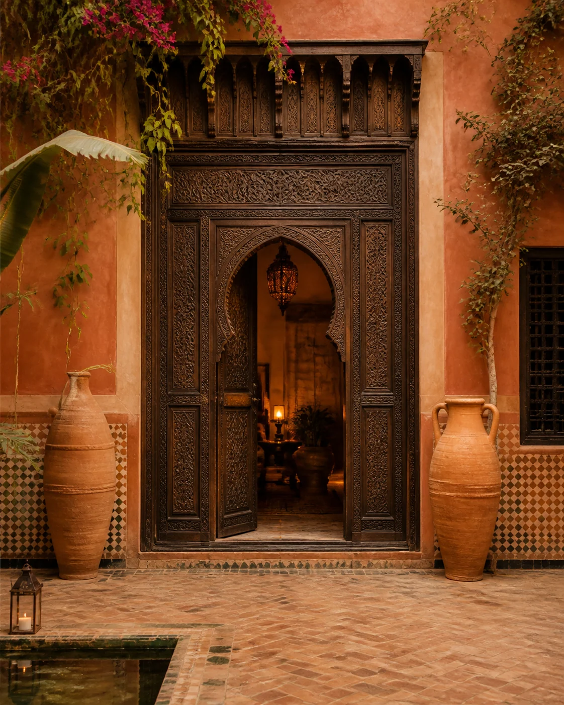 Porte traditionnelle de Marrakech